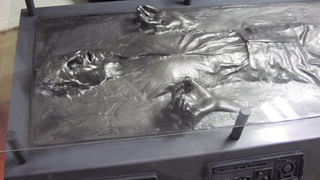 Exclusive Han Solo Carbonite Desk Info and Gallery